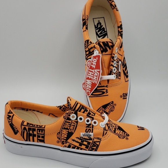 Vans Shoes - Vans Era Logo Mix Tangerine Black
